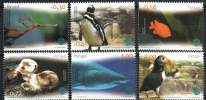 Portugal Stamp 2608-2613  - Marine life