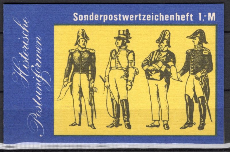 German DDR Scott # 2538 (10), mint nh, cpl booklet, Mi # SMHD 25II