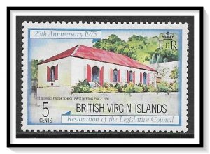 Virgin Islands #301 Restoration Of Legislative Council MNH