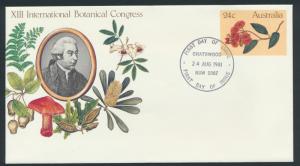 Australia PrePaid Envelope 1981  E93 XIII Botanical Congress