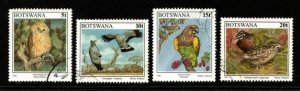 Botswana #620-623 used