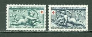 FRANCE 1952 RED CROSS #B273-274 SET MNH...$8.50