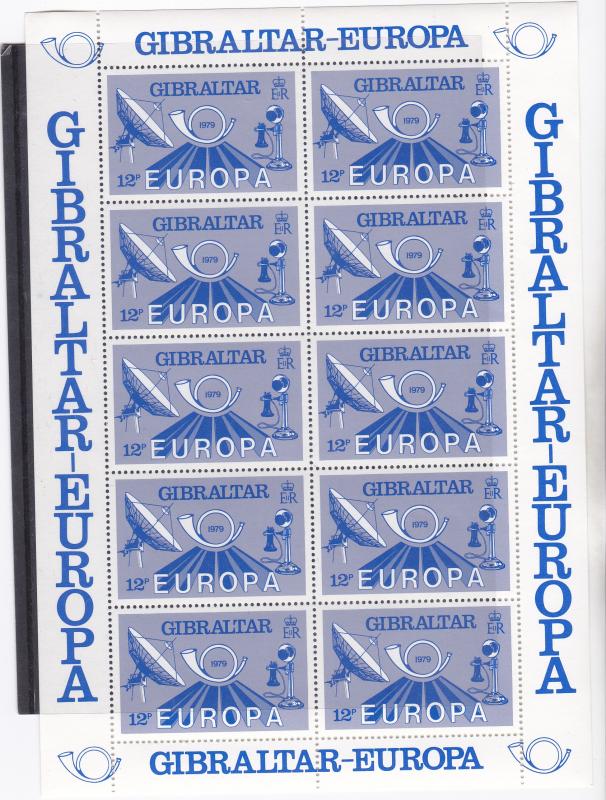 1979 Europa min sheet set UHM