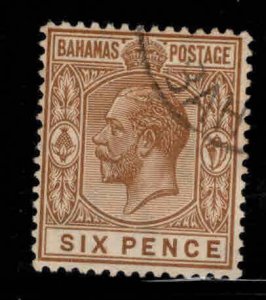 BAHAMAS Scott 79 Six Pence KGV stamp wmk 4