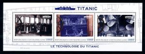 [76708] Central African Republic 2011 Ships RMS Titanic Sheet MNH