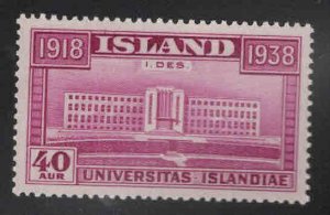 ICELAND Scott 211 MNH** 1938 University stamp