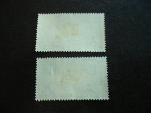 Stamps - Solomon Islands - Scott# 80, 81 - Mint Hinged Set of 2 Stamps