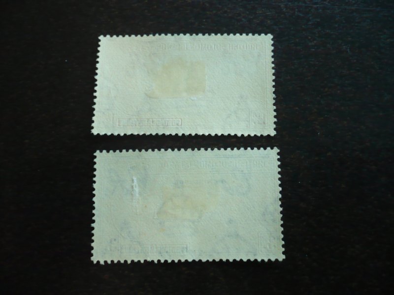 Stamps - Solomon Islands - Scott# 80, 81 - Mint Hinged Set of 2 Stamps