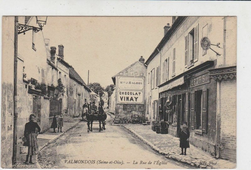 France Valmondois Picture UNUSED Stamps Post Card Ref 32117