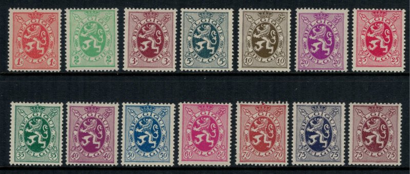 Belgium #198-211*  CV $16.30