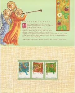 Australia 1354-6 1993 Christmas Post Office Pack