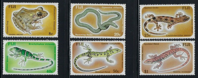 Fiji Scott 554-559 Mint Hinged