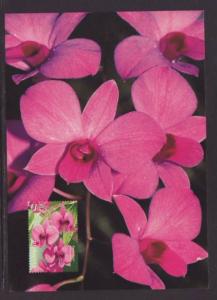 Australia Orchids Postal Card FDC