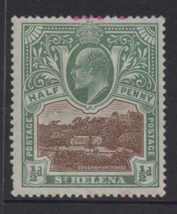 St Helena 1903 ½d SG55