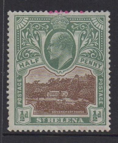 St Helena 1903 ½d SG55