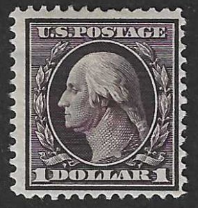 US #342 $1 -Washington Mint, Nice Centering, MPH