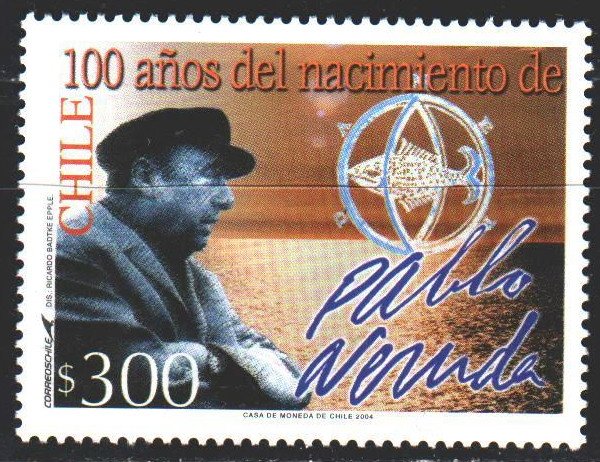 Chile. 2004. 2107. Neruda, poet. MNH.