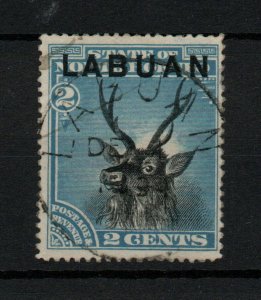 Labuan 1894 2c Deer SG63 fine CDS used WS24064