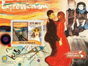 Mozambique 2011 MNH - Expressionism (Edvard Munch). Mi 5197/Bl.543, Scott 2450