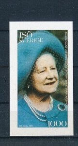 D160318 QE The Queen Mother 80th Anniv. S/S MNH Proof Isö Sverige