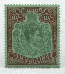 Bermuda KGVI 1938 10/ perf 14 mint o.g. hinged