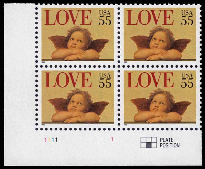 United States - Scott 2958 - Mint-Never-Hinged - Plate Block of Four