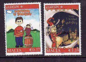 Malta-Sc#1410-11- id12-unused NH set-Europa-2010-