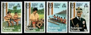 SOLOMON ISLANDS SG448/51 1981 25TH ANNIV OF DUKE OF EDINBURGH AWARD MNH