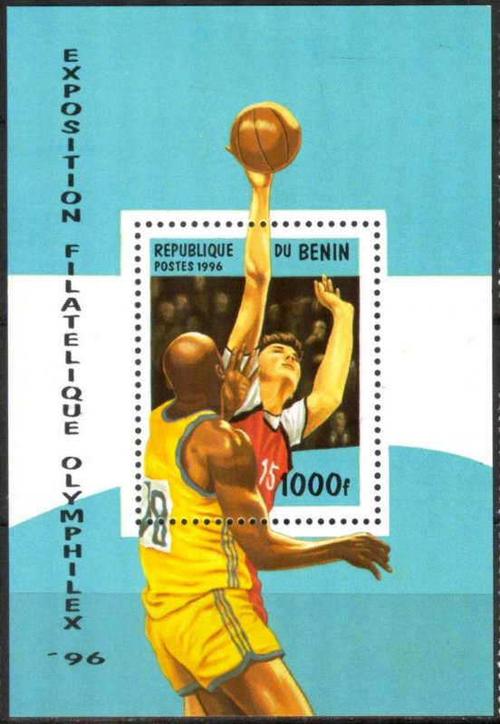 Benin 1996 Olympics Games Atlanta 1996 Olymphilex '96 S/S MNH