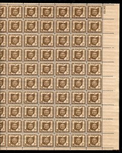 1018 Ohio Sheet of 70 3¢ Stamps MNH 1953