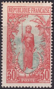 Middle Congo 1922 Sc 13 MLH*