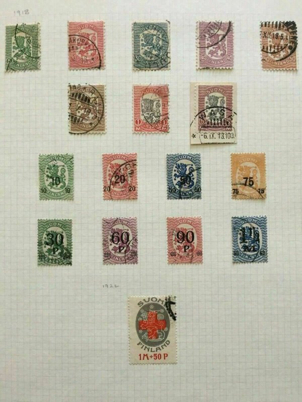 FINLAND 1850s/1959 Good Used Collection(Apx 400+)GM819