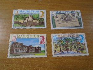 Mauritius  #  459-62  used