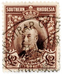(I.B) Southern Rhodesia Revenue : Duty Stamp £2 (1931)