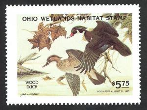 #2, Ohio State Duck stamp, SCV $35