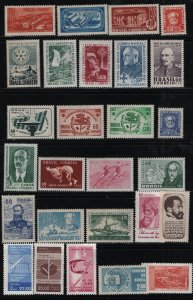 BRAZIL, STOCK SHEET OF MINT HINGED ISSUES   #3