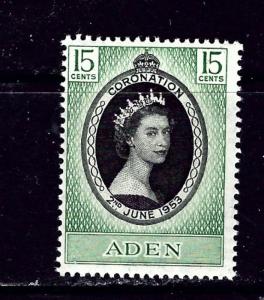 Aden 47 MNH 1953 QEII Coronation