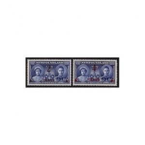 Newfoundland 250-251,MNH. King Georg VI,Queen Elizabeth