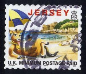 Jersey #788d Lillie the Cow Lying on the Beach - used (7.00)