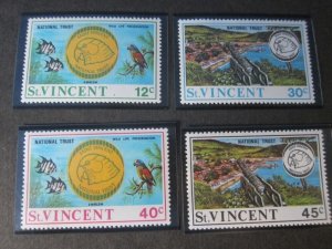 St Vincent 1971 Sc 316-9 Bird set MNH
