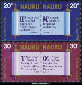 Nauru Scott 237a-238a Mint never hinged.