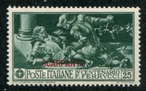 Italy - SCARPANTO SC# 13  Mint Hinged