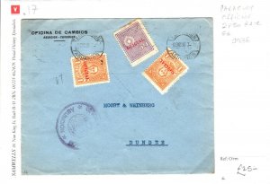PARAGUAY Official Cover 2.50 Peso Rate Asuncion 1936{samwells-covers}SV17