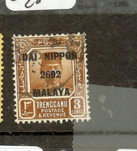 MALAYA PERAK (P1710B)JAPANESE OCCUPATION TRENGGANU DN 3C SGJ122  VFU