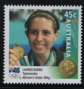 Australia 2000 MNH Sc 1903 45c Lauren Burns Gold Medalist