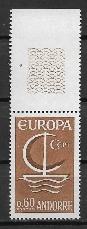 1966 French Andorra 172 Europa  MNH