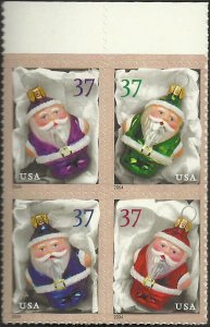 # 3883-3886 MINT NEVER HINGED ( MNH ) CHRISTMAS ORNAMENTS