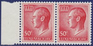 Luxembourg - 1965 - Scott #419 - MNH pair - Grand Duke Jean