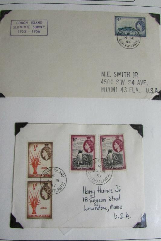 Tristan Da Cunha Cover Collection Rare Markings