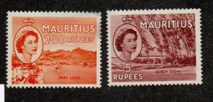 Maurituis 263 MNH/Disturbed Gum & 264 MNH